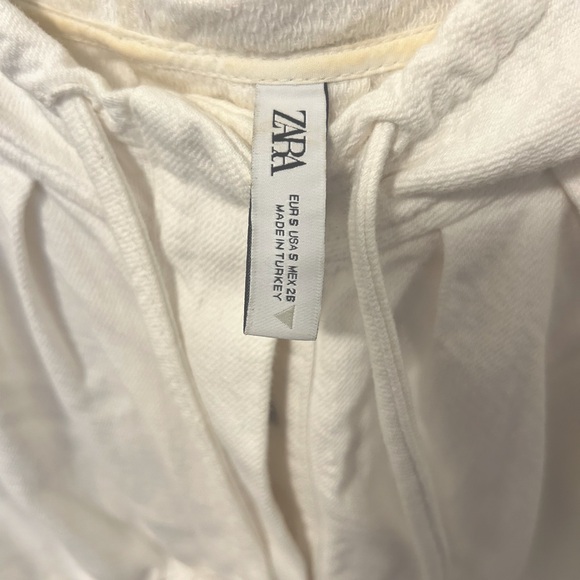 ZARA White Cropped Jacket - Picture 2 of 2
